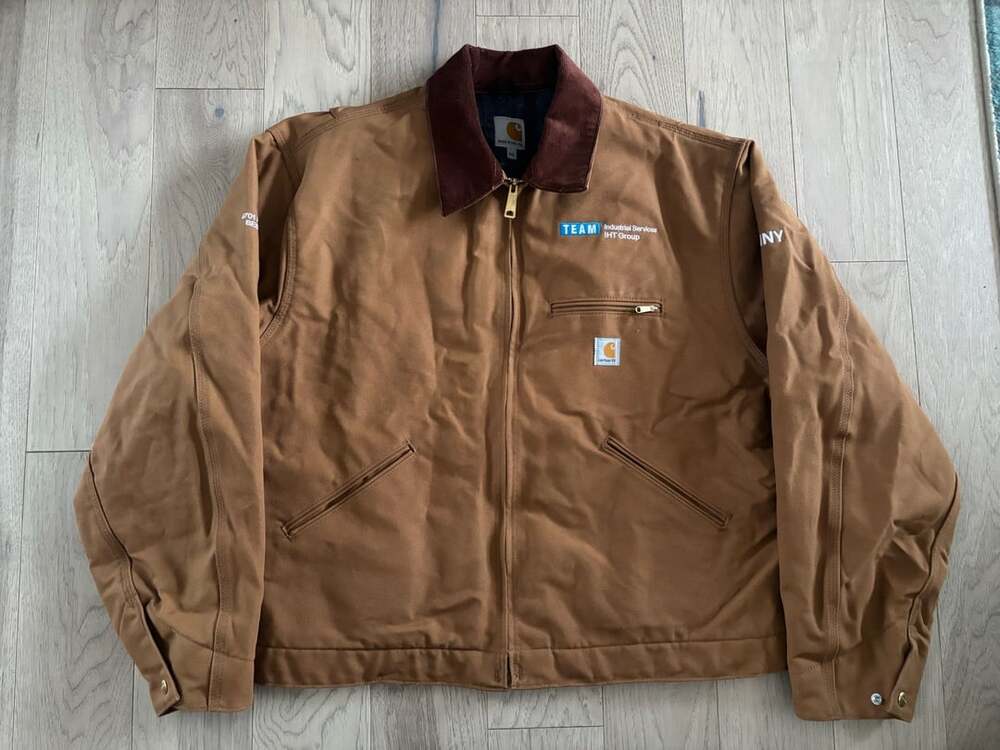 Carhartt J001 BRN Detroit Jacket Size 2XL Car